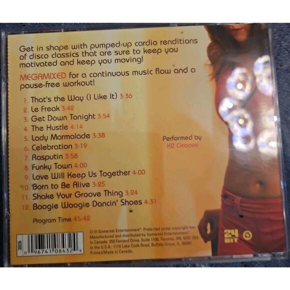 Fitness Mix: Pumped-Up Disco Grooves (CD, 2004) new - Picture 2 of 2